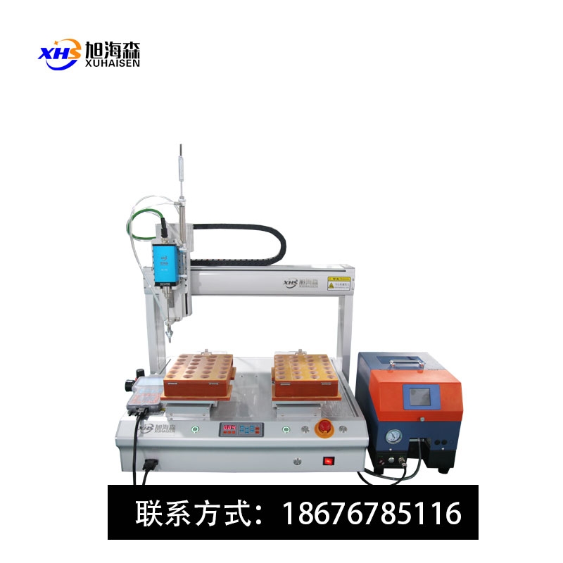 立柜式全自动螺丝机灯饰吹气式双平台锁螺丝机深圳厂家